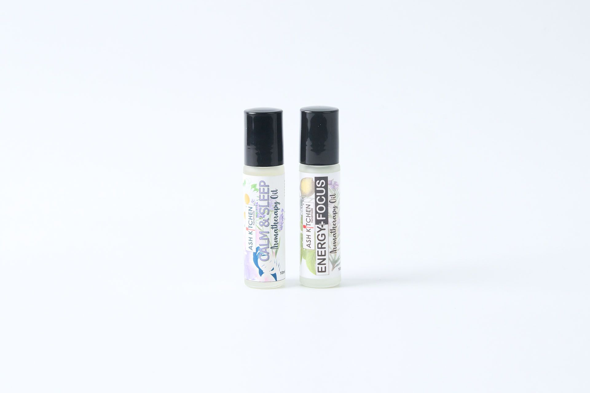 Calm & Sleep Aromatherapy Oil  and Energy + Focus Aromatherapy Oil by Ash Kitchen Trading and Marketing