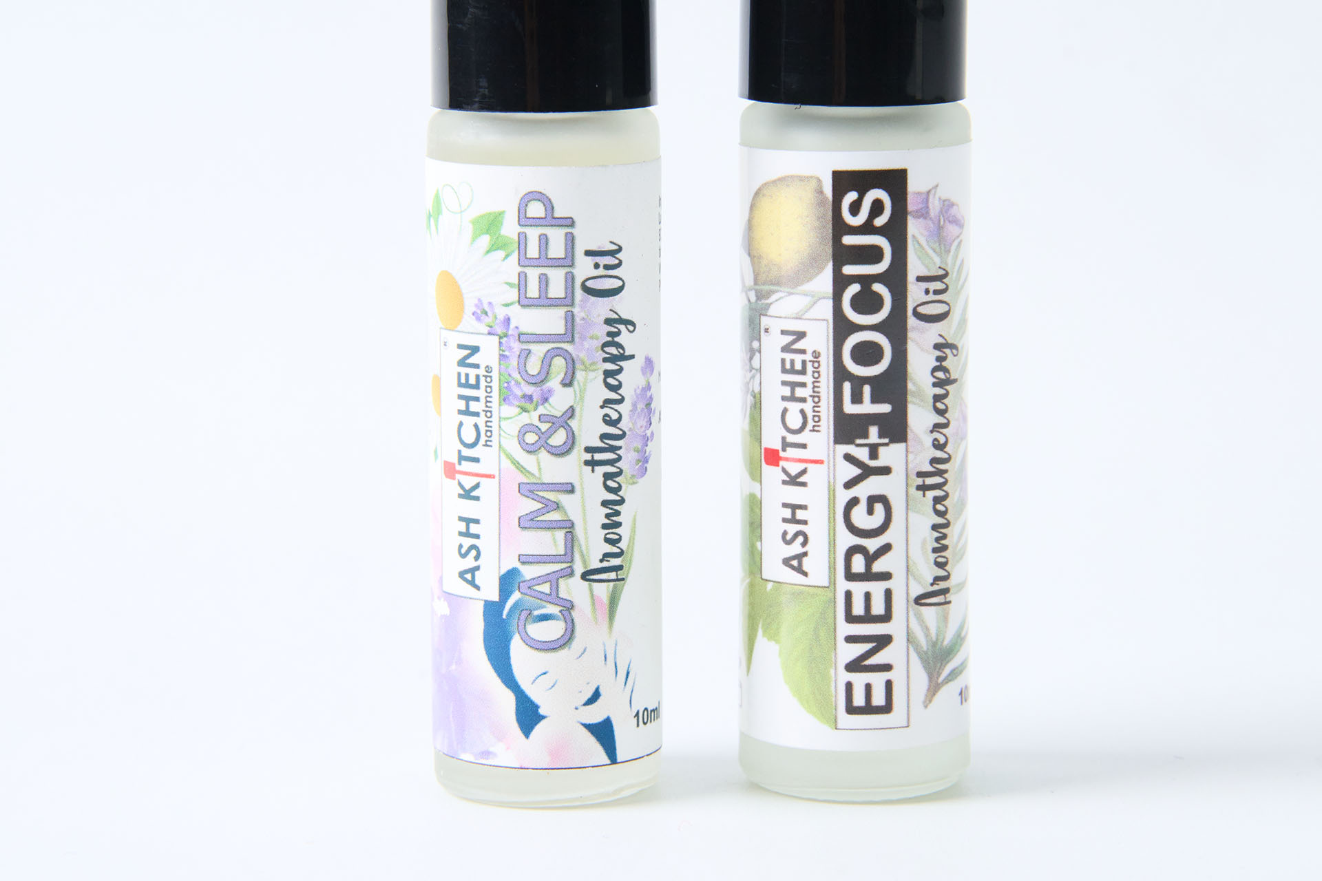 Calm & Sleep Aromatherapy Oil  and Energy + Focus Aromatherapy Oil