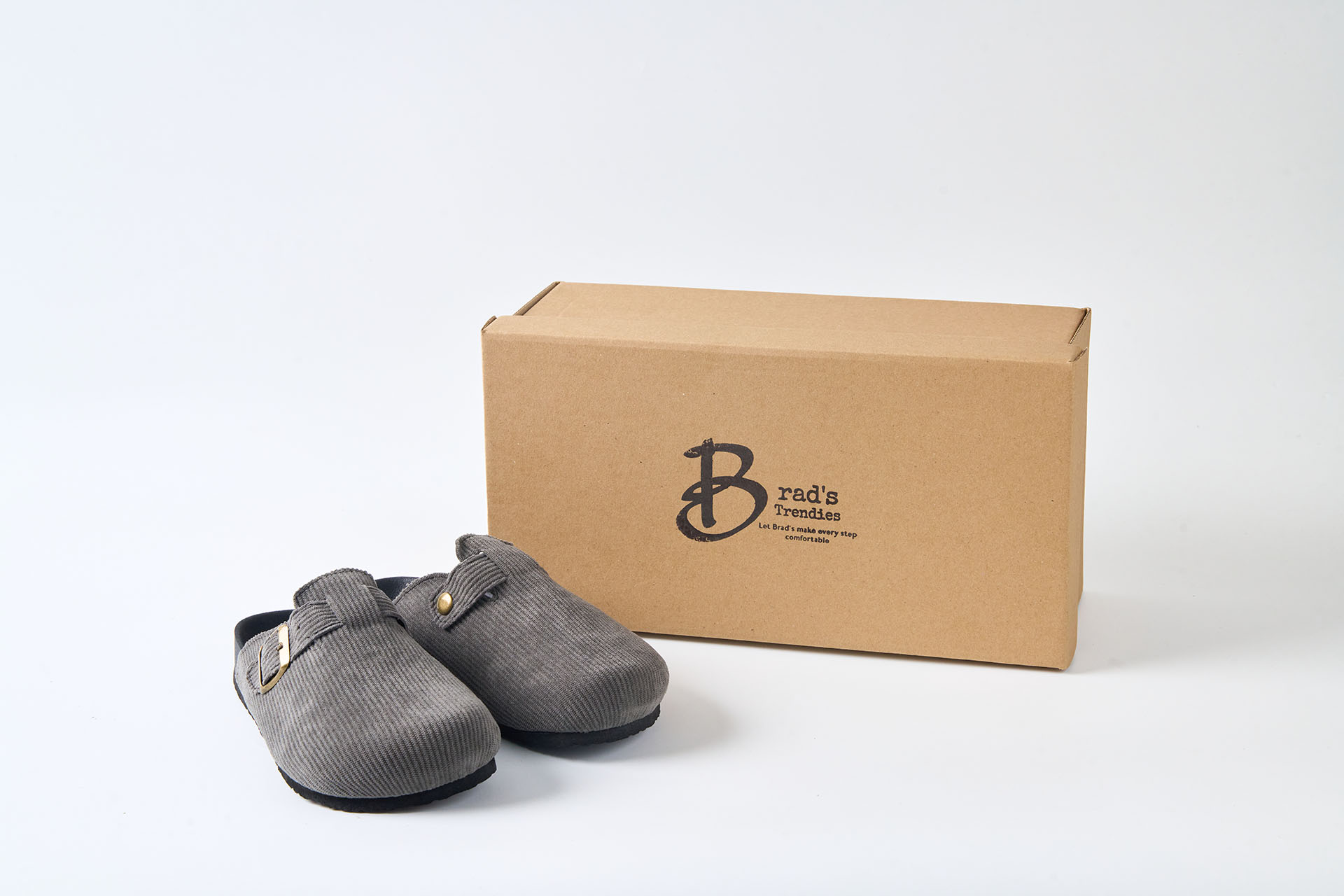 Brad’s Cozy Buckle Mules by Brad's Trendies