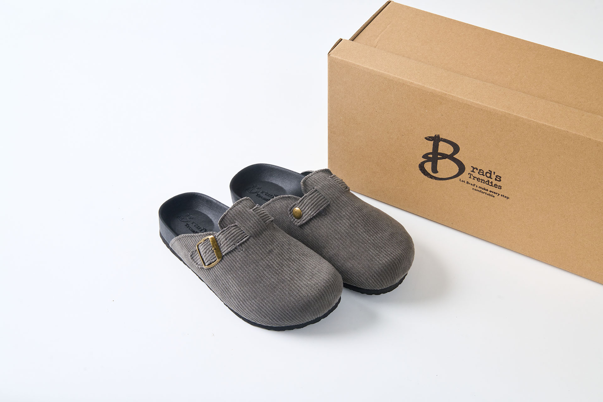 Brad’s Cozy Buckle Mules