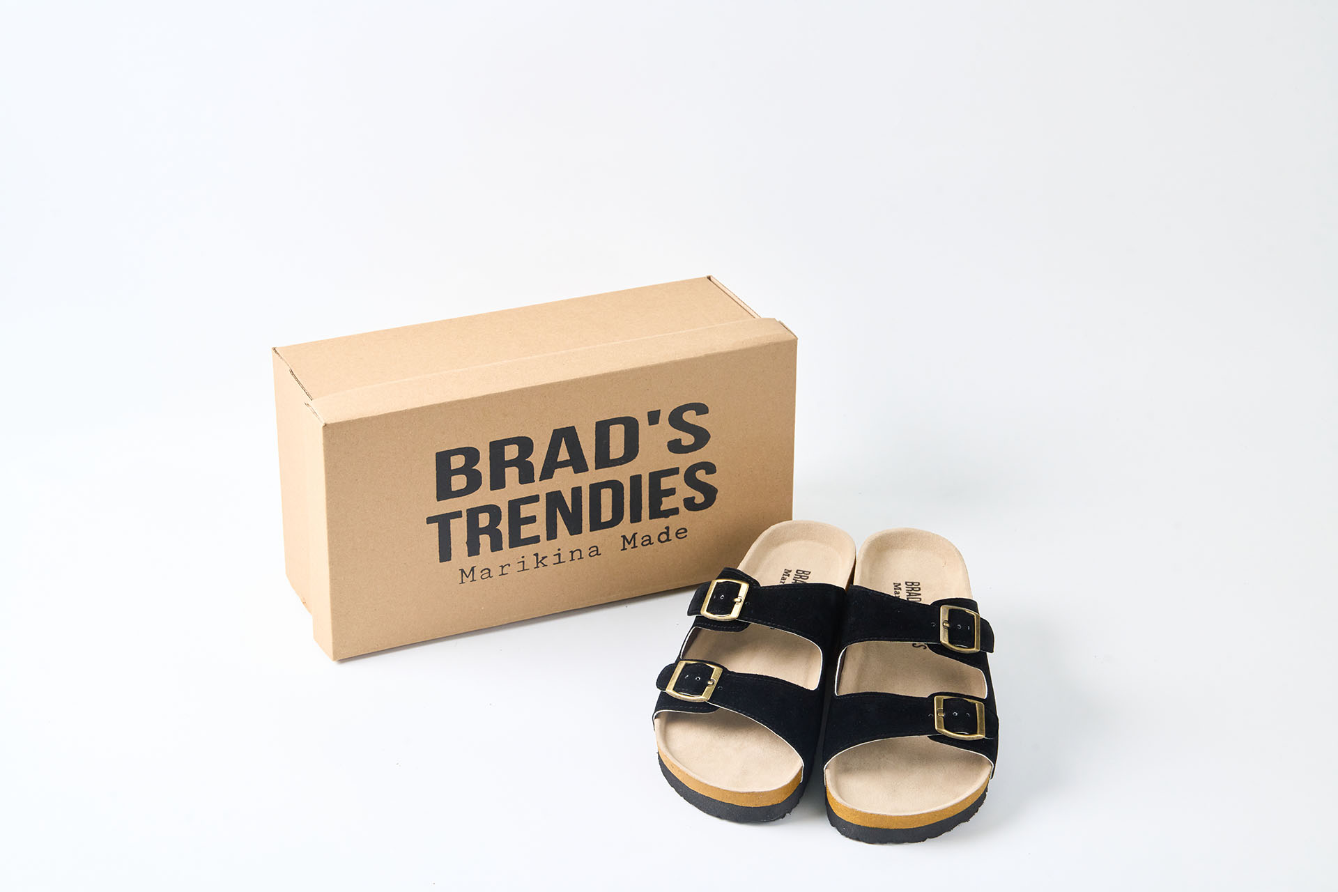 Two Strap Suede by Brad's Trendies