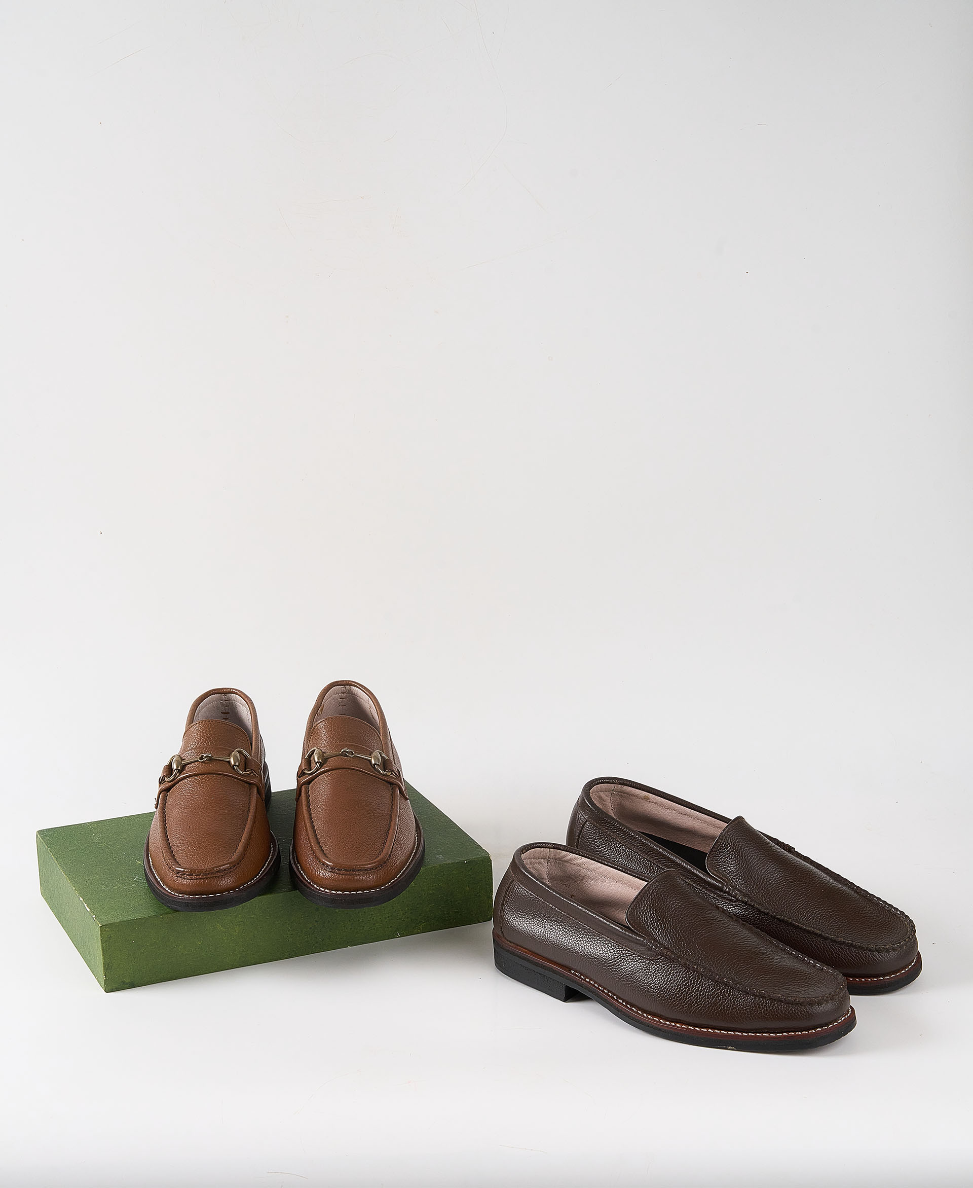 Men Leather Slip-Ons by Brent Shoes by Venancio