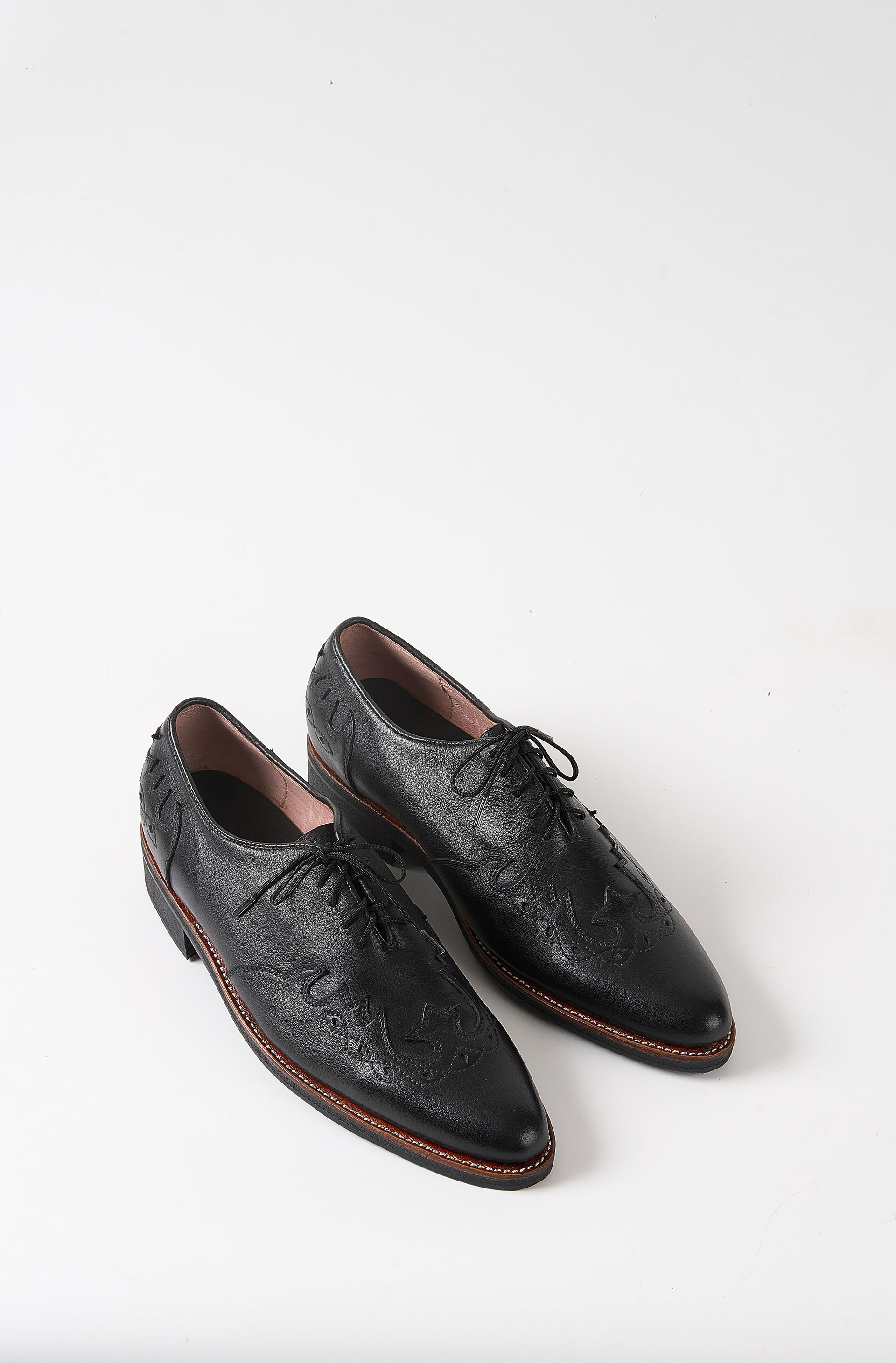 Men Oxford Shoes (Black)