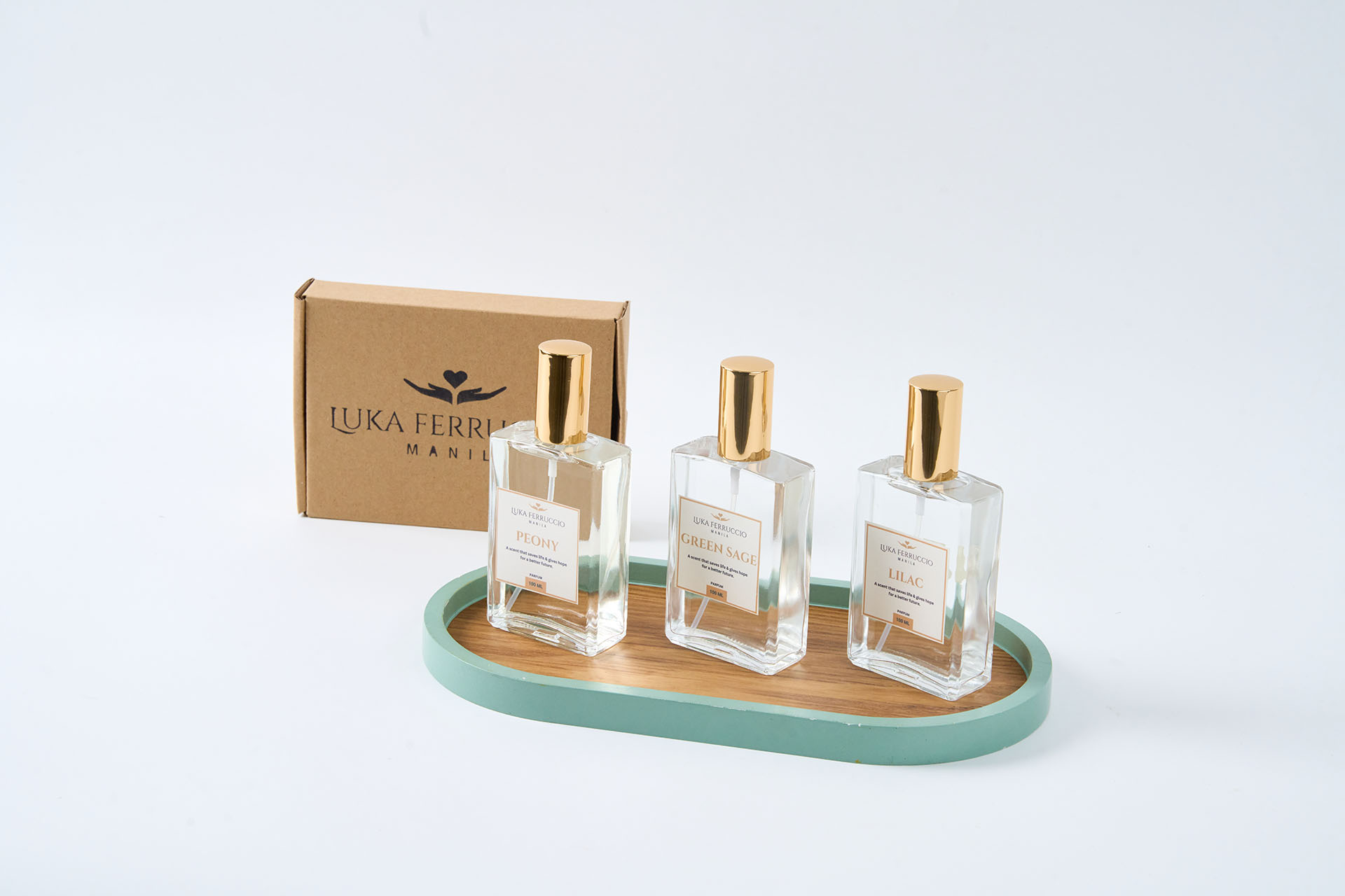 Eau de Parfum (EDP) for Women - Peony, Green Sage, Lilac by Luka Ferruccio Manila Perfume Shop