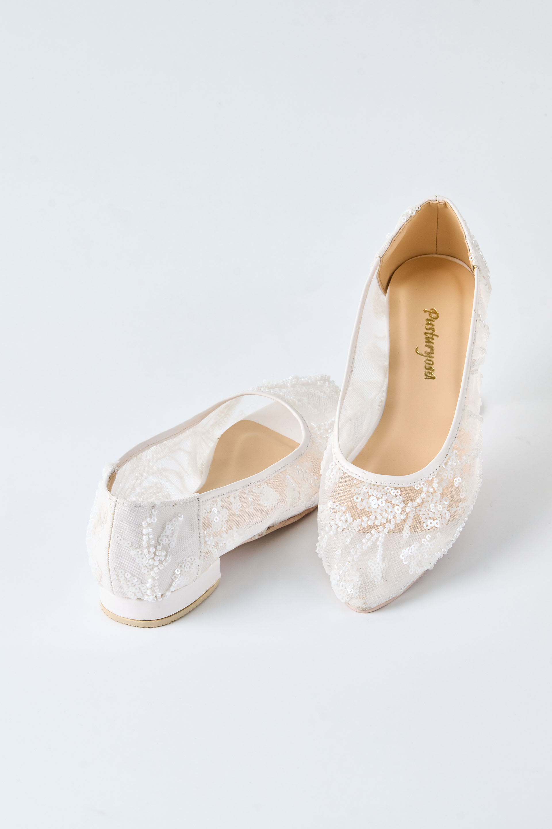 Lace Dream Bridal Flats