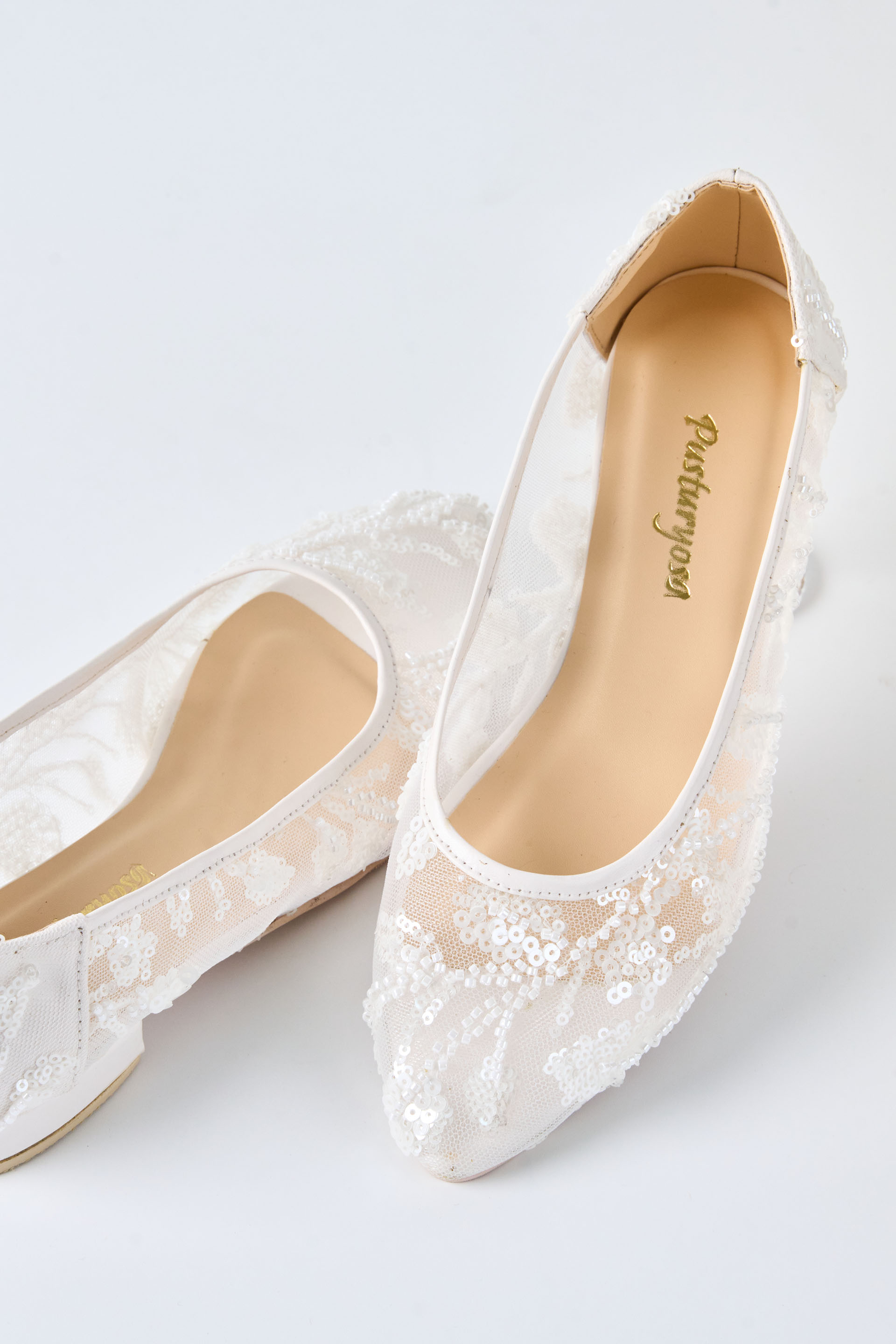 Lace Dream Bridal Flats