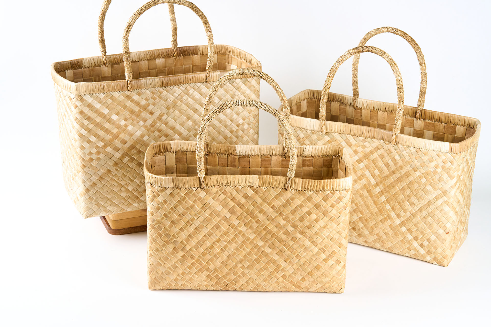 Handwoven Pandan Tote by Santo Niño de Plaridel Multi-Purpose Cooperative